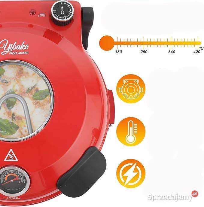YIBAKE Elektryczny Piec Do Pizzy Płyta Myszyniec sprzedam
