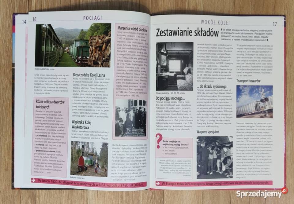 Atlas Juniora Nauka i Odkrycia Pociągi Poradniki, albumy i reportaże Warszawa