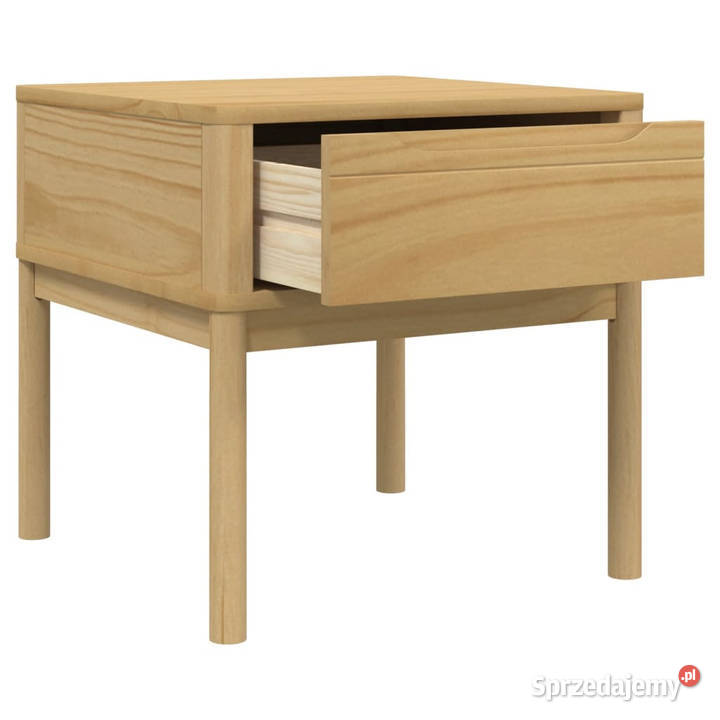 Stolik pod lampę FLORO woskowy brąz 55x55x54 Warszawa