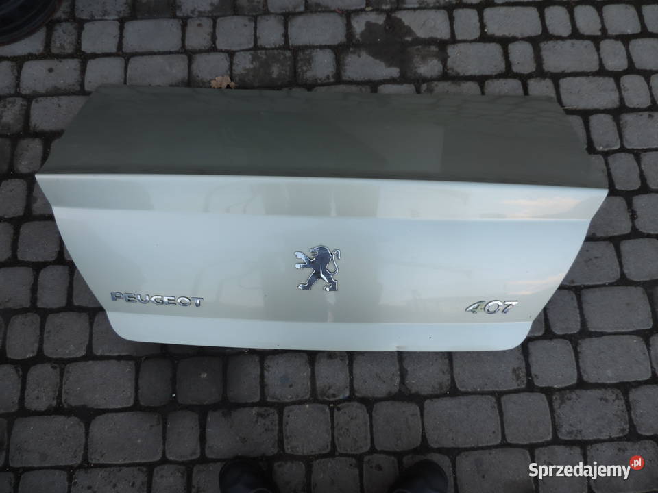 KLAPA TYŁ TYLNA PEUGEOT 407 SEDAN KCVD małopolskie Nowy Sącz sprzedam