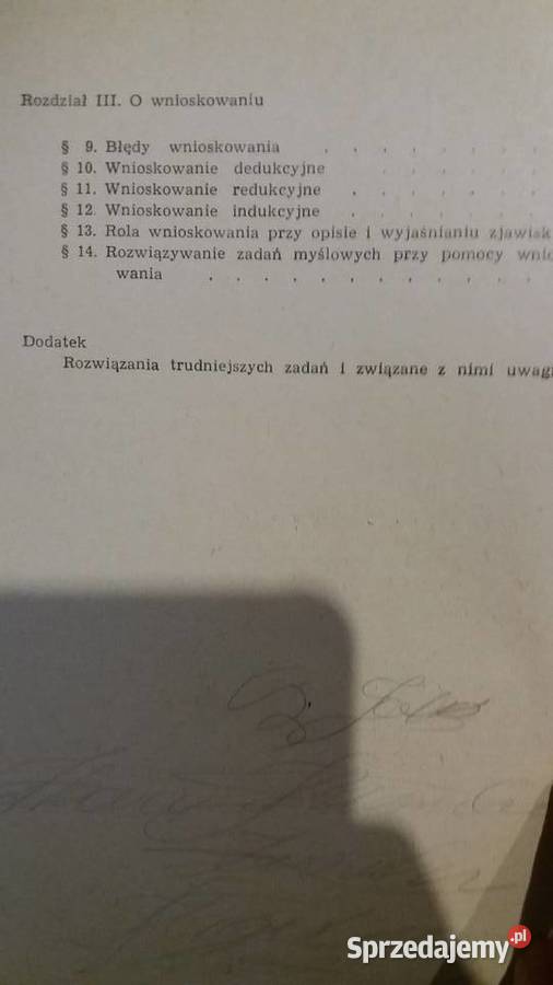 Zarys logiki Ajdukiewicz książki studia Warszawa