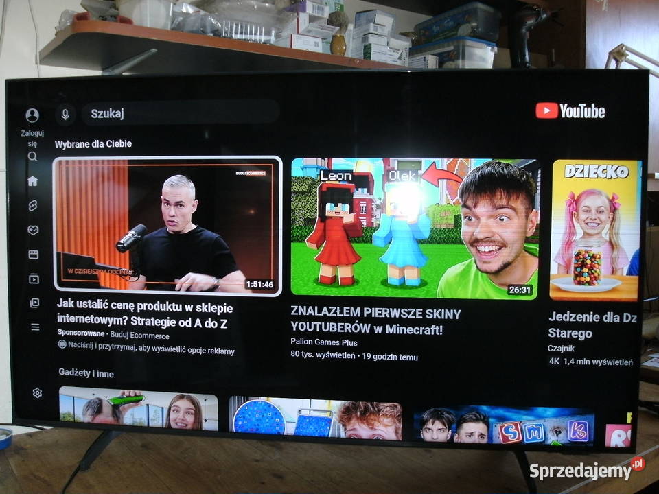 Samsung QLED 50 4K Tizen SmartTV Bezramkowiec Karlino sprzedam