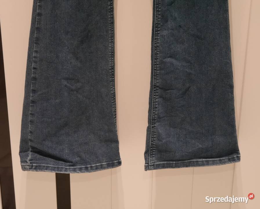 Topshop świetne spodnie dzwony 32 XXS Inny materiał Wrocław