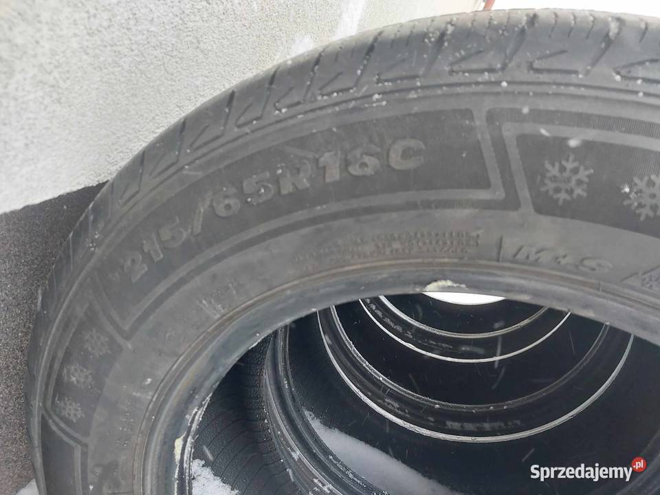 opony zimowe 21565r16c 2019r do busa Głębokie sprzedam