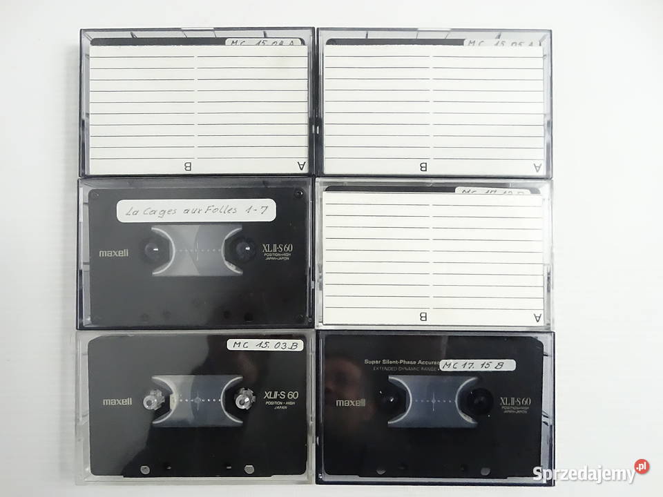 Zestaw 6 kaset MAXELL XLIIS 60 Stan Biłgoraj