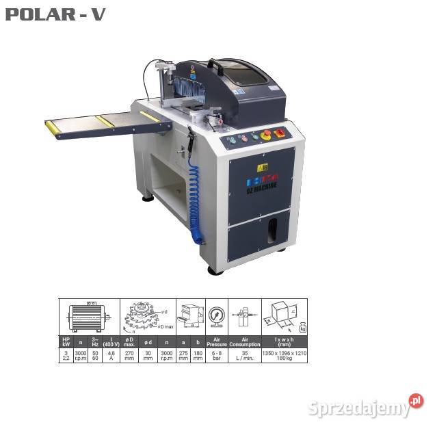 Fezarka do słupka automatyczna POLAR V Produkcja Obodowo