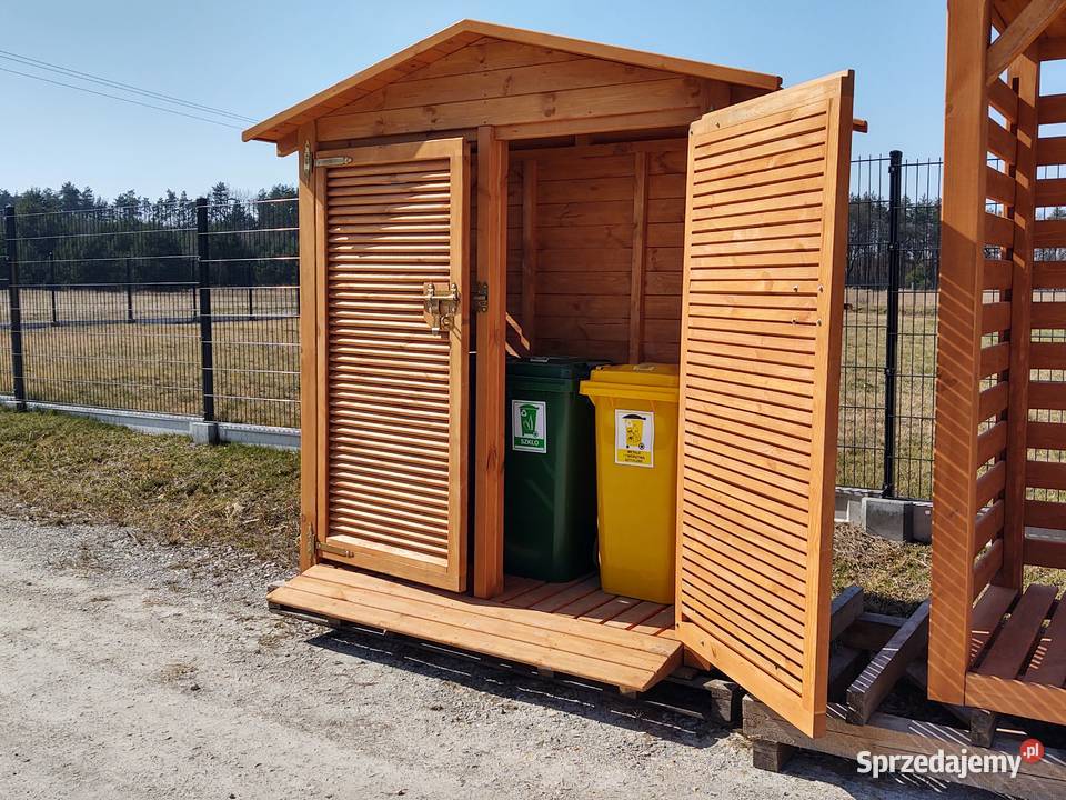 Zabudowa na kosz 18 x 09m z dachem dwuspadowym śląskie