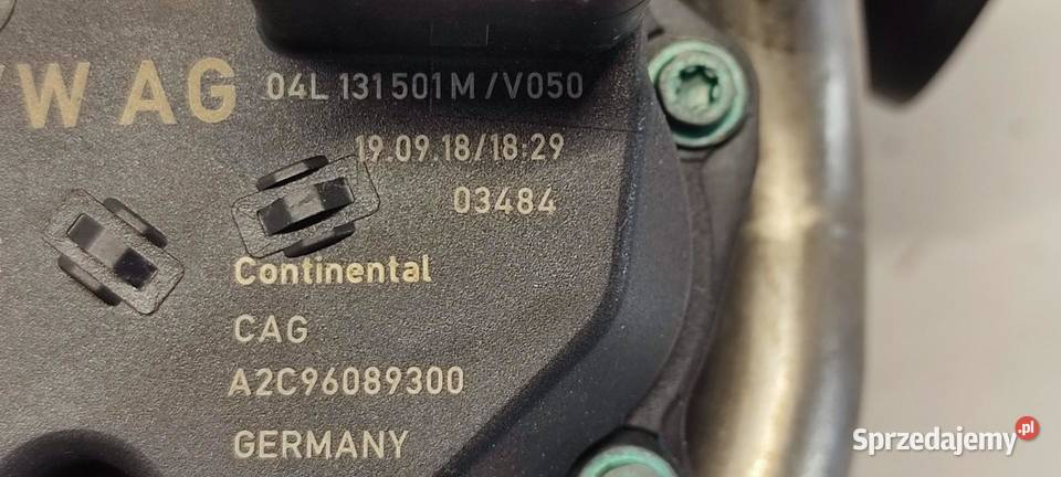 VW TIGUAN II CHŁODNICZKA EGR PRZEPUSTNICA sprzedam