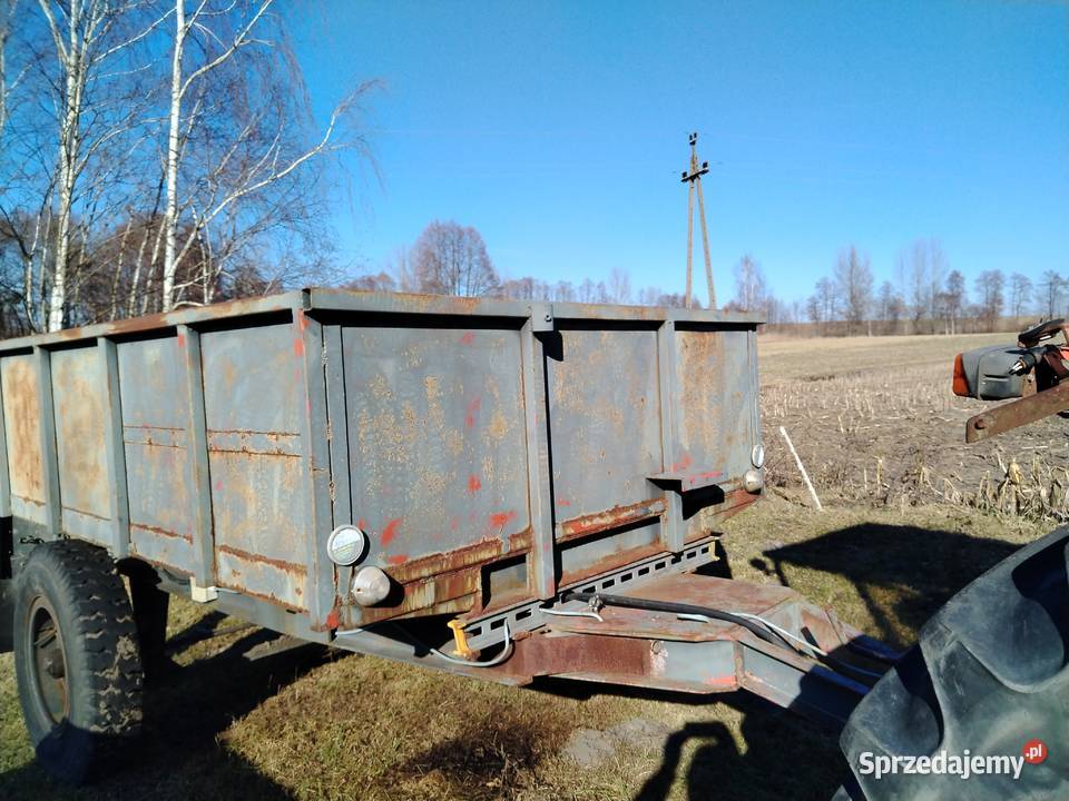 Przyczepa skorupa jednosiowawywrotka Konopnica