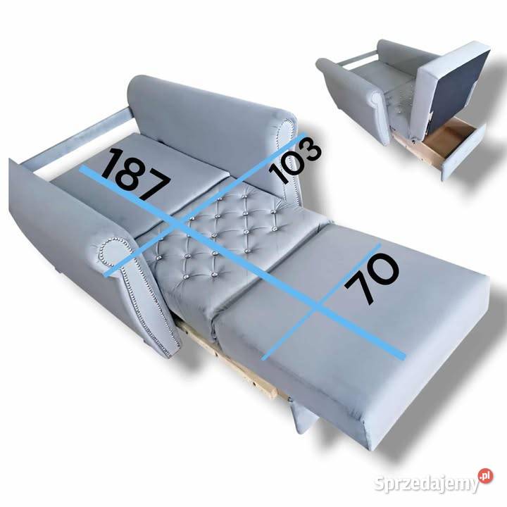 Amerykanka Chester 1 os do spania rozkładana z śląskie Katowice