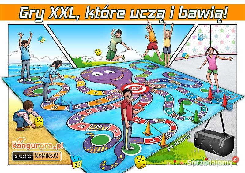 OCTOPUS gra podłogowa XXL DZIECI do skakania i Gdańsk