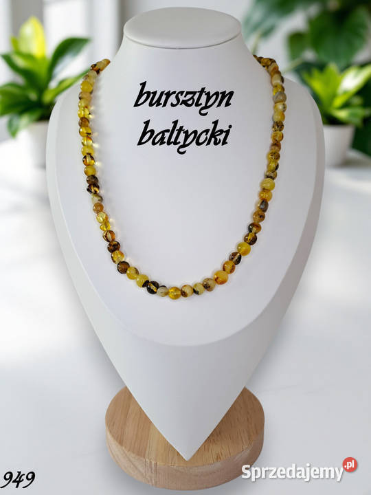 Korale z bursztynu BURSZTYN bałtycki baroczek Korale Warszawa sprzedam
