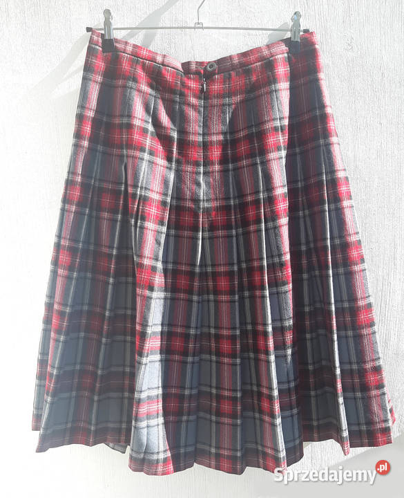 Wełniana Wełniana 100 wełny plisowana spódnica Warszawa