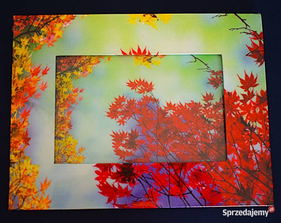 Ramka na zdjęcie z motywem jesieni