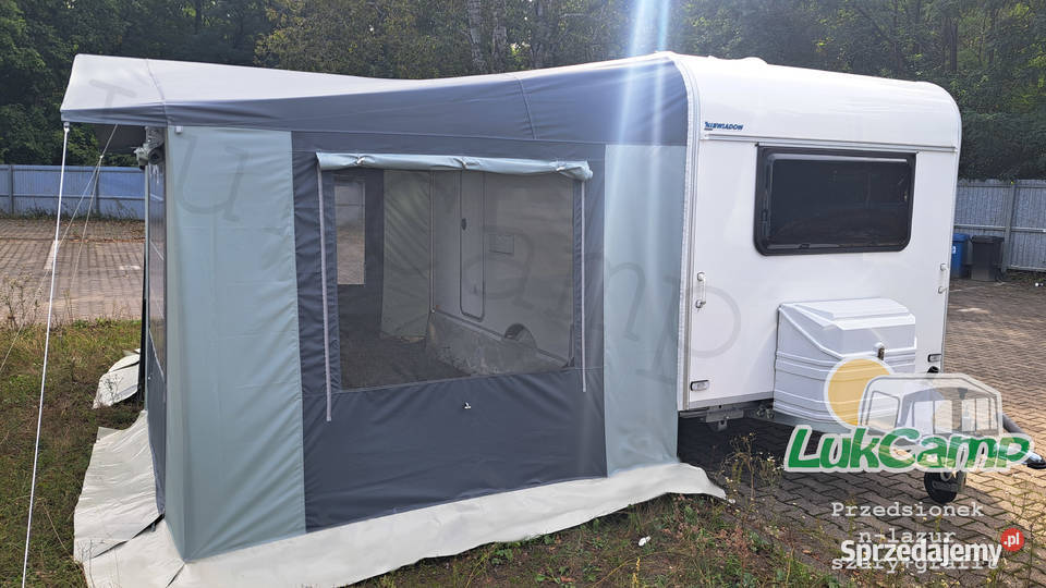 Nowy przedsionek do przyczepy kempingowej NLazur Konstantynów Łódzki