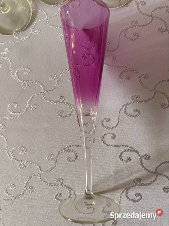 Zestaw Kieliszków do Szampana Fiolet Amethyst Czerwionka-Leszczyny