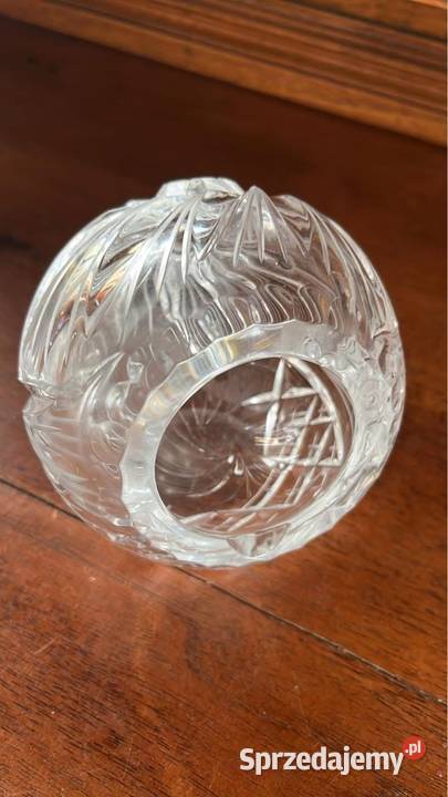 Puzderko kryształ Kula przezroczysta Czasy PRL