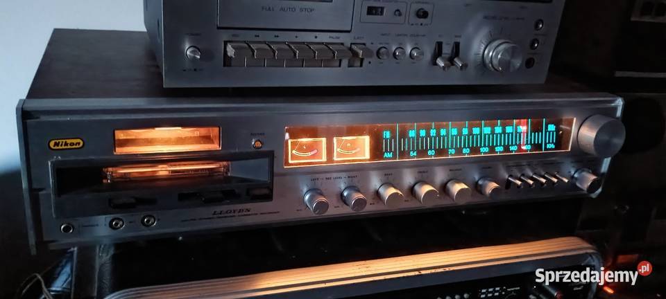 Amtuner retro z magnetofon Grodków sprzedam