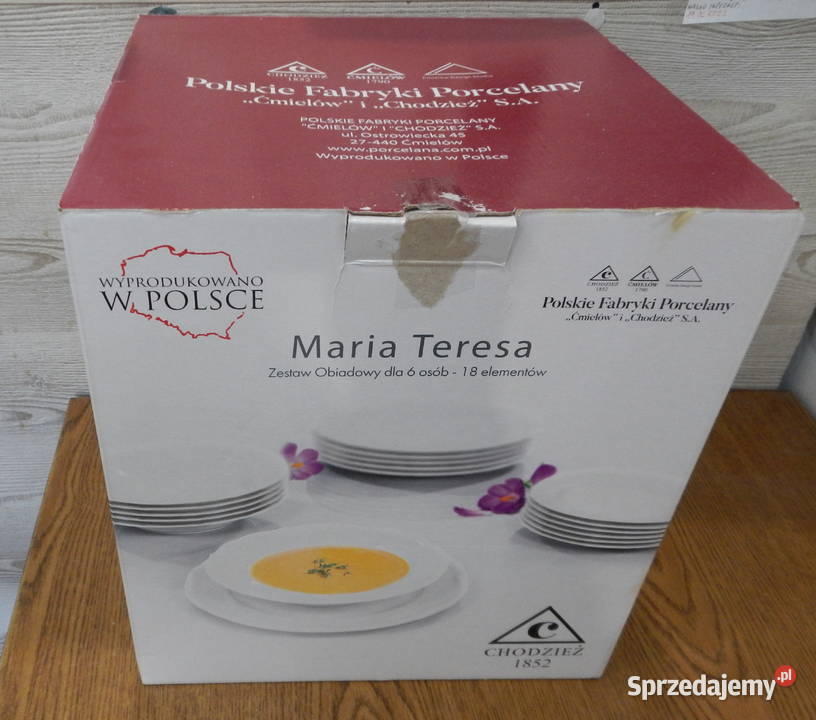 Serwis Obiadowy 618 Złota Linia Maria Teresa podkarpackie