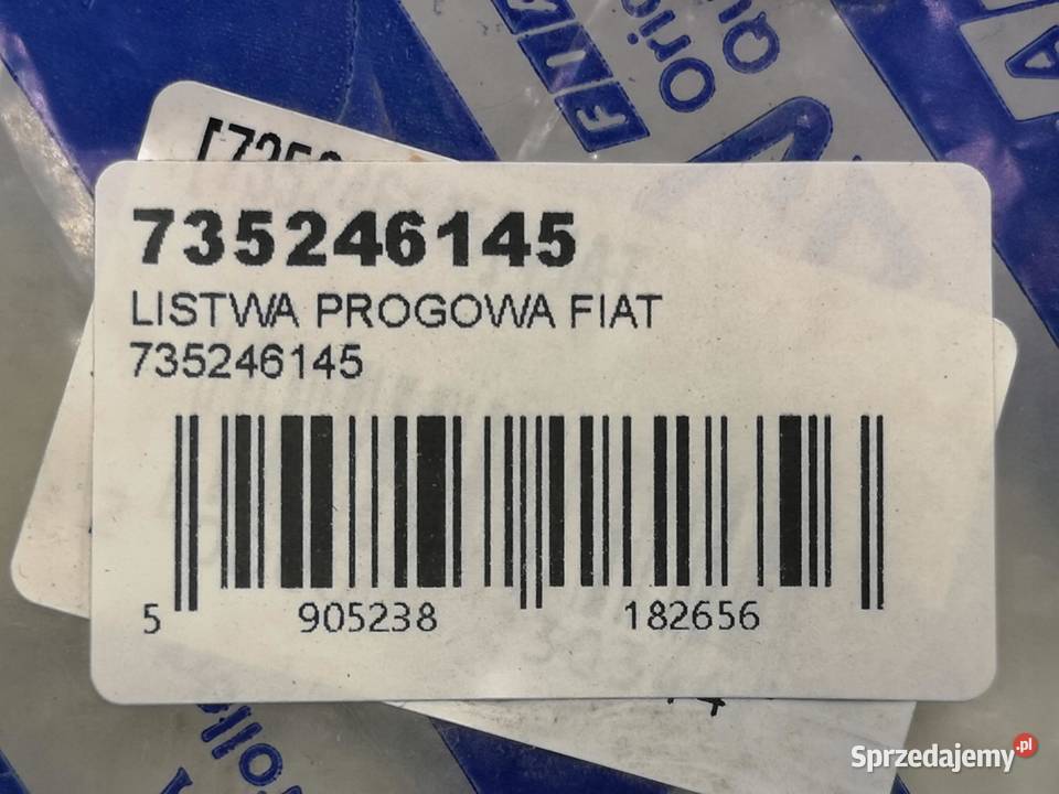 LISTWA PROGOWA LEWY TYŁ FIAT BRAVA 19951998 sprzedam