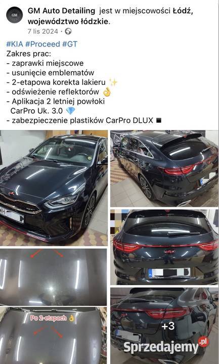 Kia ProCeed GT 204 Bogate wyposażenie Niski skórzana tapicerka Warszawa sprzedam