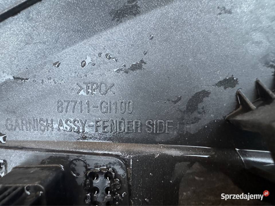 Listwa błotnika przód lewa lh hyundai ioniq V 5 Sieraków