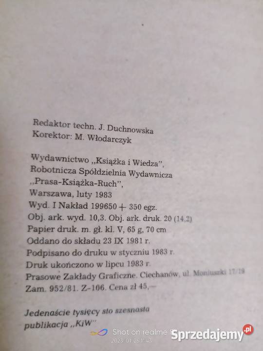 Książki pierwsze wydanie Księgarnia Praga Warszawa sprzedam