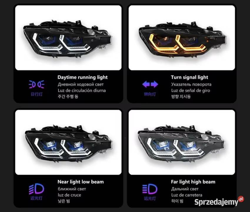 NOWE lampy przednie lampa przód BMW F30 F31 F80 Bełchatów sprzedam