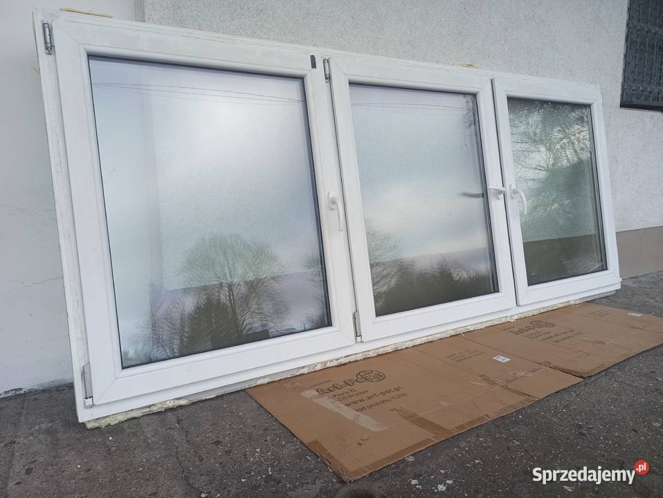Okno Scienne 3 skrzydłowe 3 szybowe Szczecin sprzedam