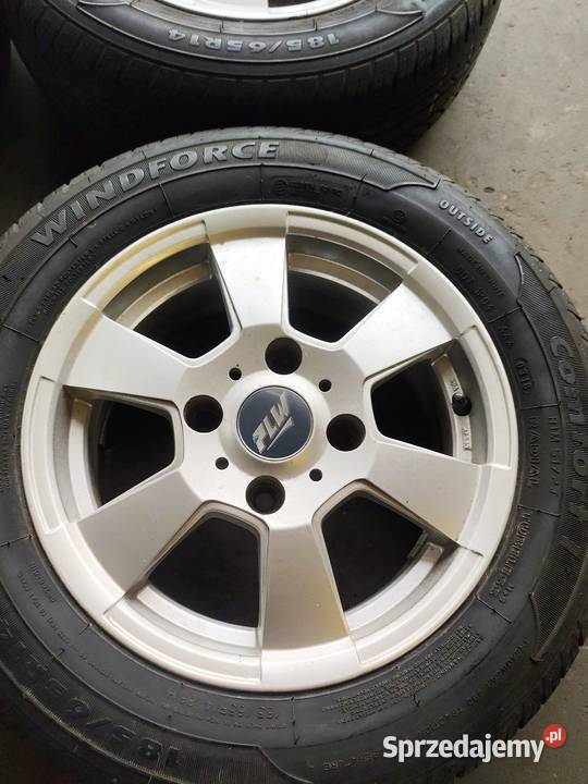 Alufelgi z oponami 18565r14 sprzedam