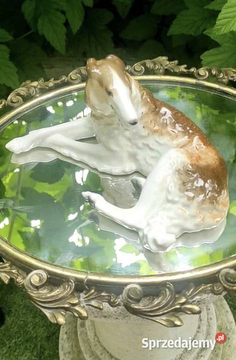 ŁOMONOSOWBORZOJ kolekcjonerska figurka Pabianice sprzedam