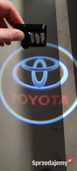 Podświetlenie drzwi Toyota logo Warszawa