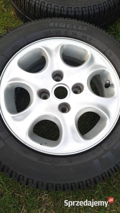 Felgi aluminiowe Peugeot 206 zestaw 4 sztuki z Części dolnośląskie Kąty Wrocławskie