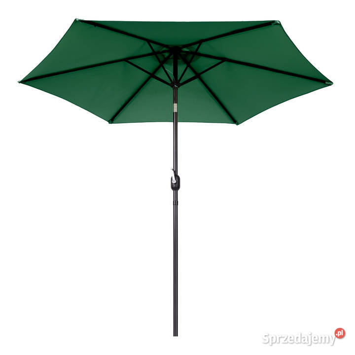 Duży parasol ogrodowy skośny łamany z korbą 6 Smogorzów