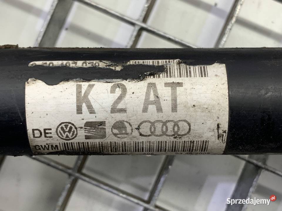 PÓŁOŚ PRAWY PRZÓD AUDI A4 B7 20 140 0408 PRZEGUB osobowe