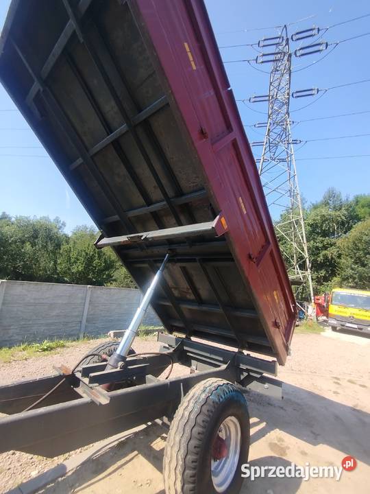 Przyczepa jednoosiowa kiper wywrotka