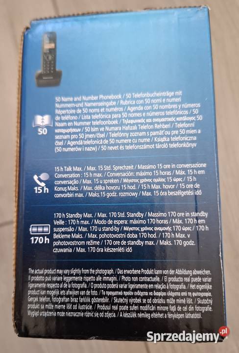 Panasonic KXTG1611PDH telefon stacjonarny