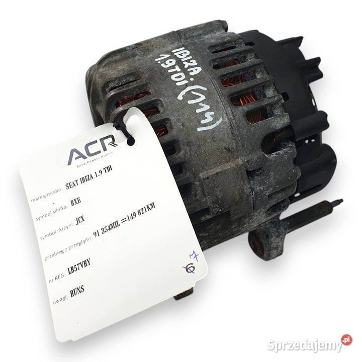 ALTERNATOR VW Passat B6 Golf V Seat Altea 19 20 Chełm