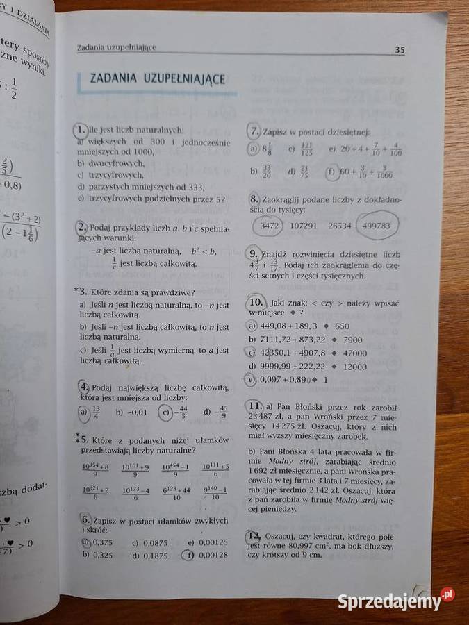 Matematyka 1 podręcznik gimnazjum Gdańsk
