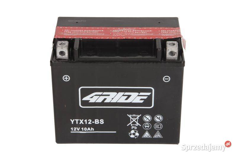 Akumulator YTX12BS 4RIDE 12V 105Ah 180A AGM Lewy Wrocław