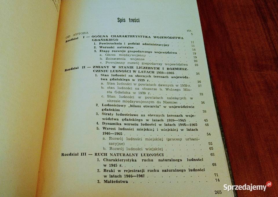 Procesy demograficzne w województwie gdańskim Rok wydania 1970 Gdańsk