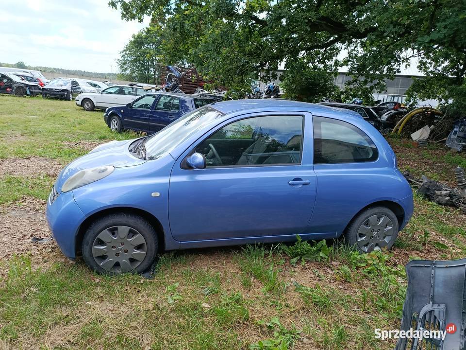 Nissan Micra 12 48 kW 2005 r dawca części wielkopolskie Szklarka Myślniewska