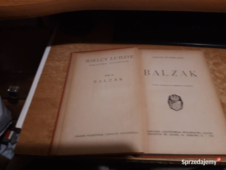 WIELCY LUDZIE 1 3 Balzak Rej Lwów 1934komplet wielkopolskie Iwno