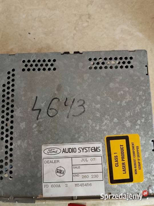 Radio samochodowe orginalne ford focus MK1 Jeżów