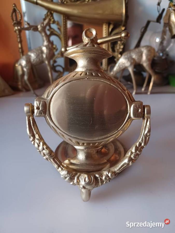 Piękna stara kołatka mosiężna Poznań