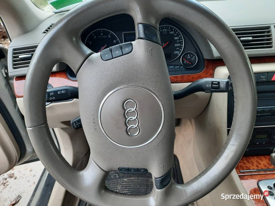 Audi A4 B6 A6 C5 Jasna kierownica multifunkcyjna Szczerbice