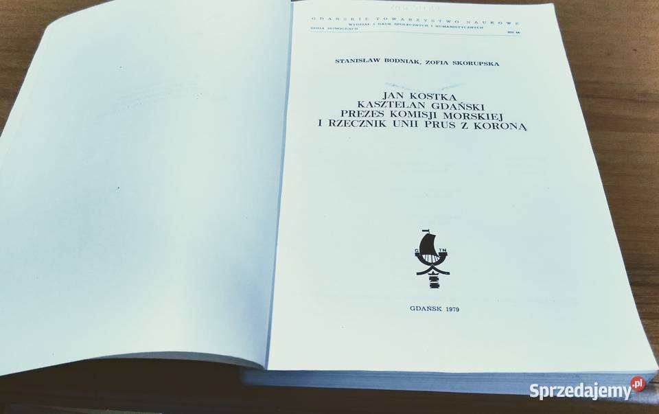 Jan Kostka kasztelan gdański prezes Komisji Gdańsk sprzedam