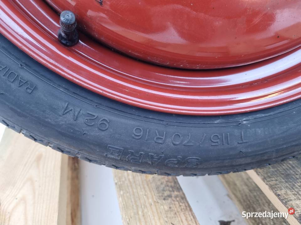 Saab 95 95 I KOŁO DOJAZDOWE dojazdówka 11570 R16 lubelskie Rudka