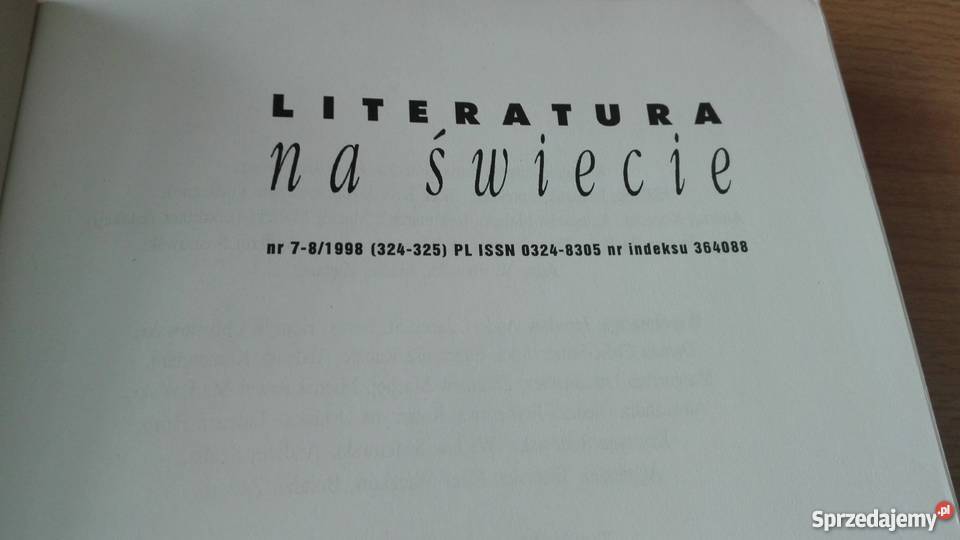 Literatura na świecie 781998 Skandynawia Gdańsk