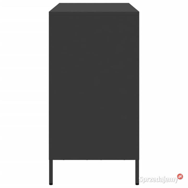 Szafka czarna 1015x39x735 stal walcowana na